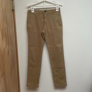 Abercrombie Kids Button Zip Casual Chino Pants Youth Boys Size 13/14